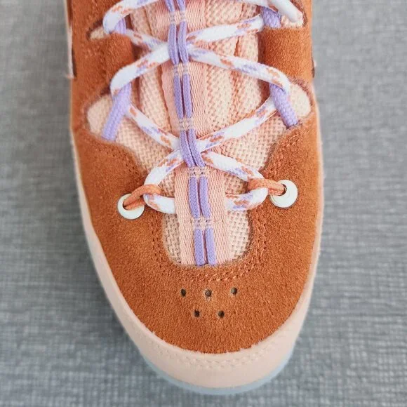 Fila Renno Multi Trekking Hi 7 Womens Shoes Orange Purple Suede Chunky Sneakers - Picture 12 of 12